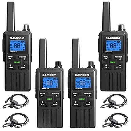 SAMCOM FWCN30A FRS NOAA Walkie-Talkies