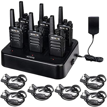 Retevis RT68 Walkie Talkies with Multi-Unit Charger