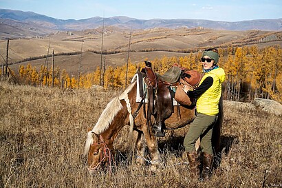 approach your horse from the side and never from the back