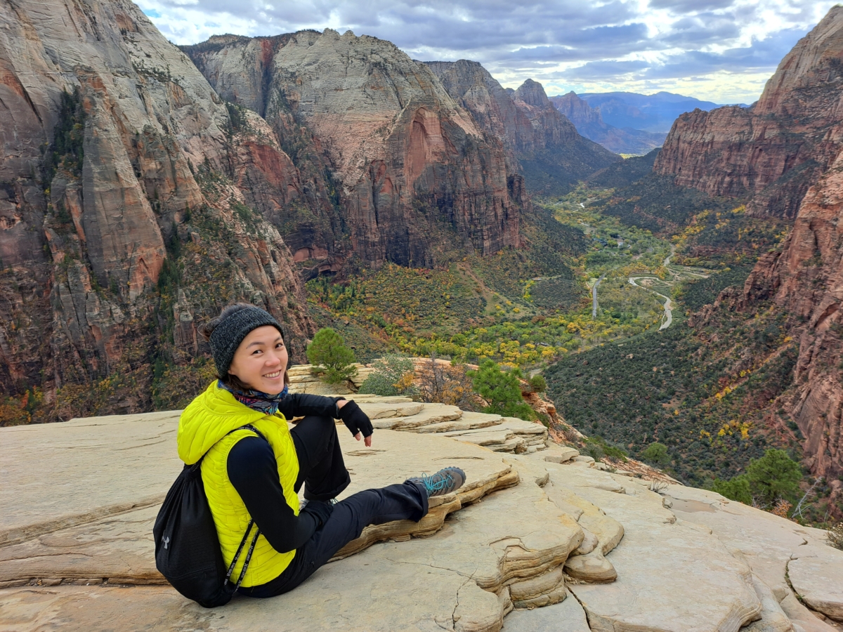 natural landscape of zion national park during an rv roadtrip