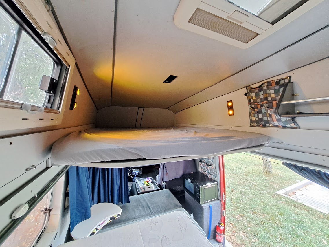 sleeping in a campervan og sleeping in a campervan